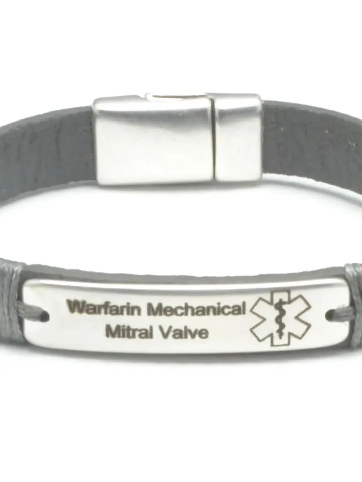 Penicillin Allergy Bracelet, Diabetic PTSD Pace Maker Epilepsy Autism Emergency Alert Bracelet, Christmas bracelet for Men, Women and Kids