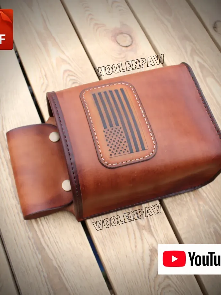 Leather pattern - shotgun ammo pouch. BG19