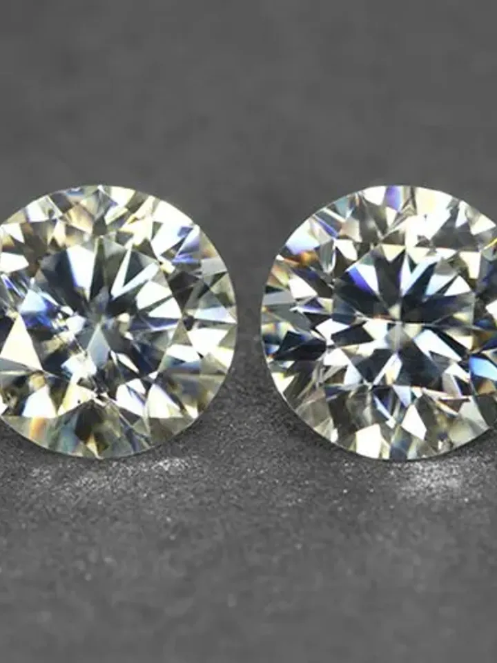 1.95 CT Flashing White Best_Pair Moissanite Loose Gemstone For Jewelry
