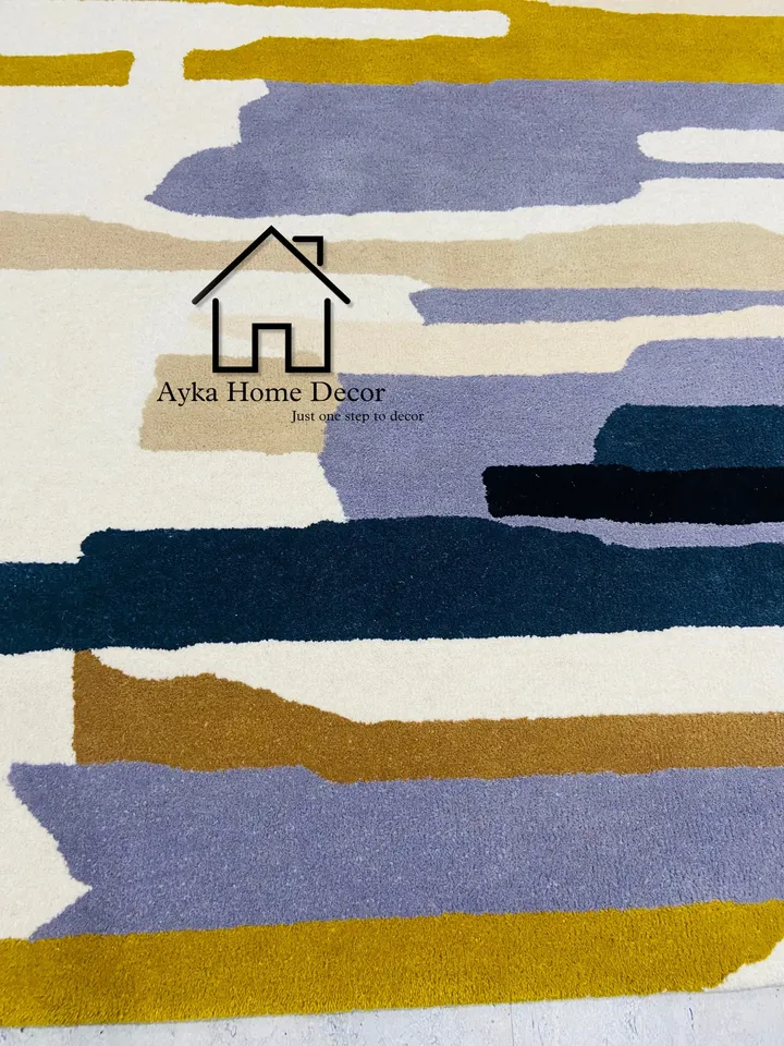 Ayka HandMade Tufted 100% Fine Wool Trending carpets and rugs for Living Room and for kids room / Home Decor Rug Carpet For Room Christmas