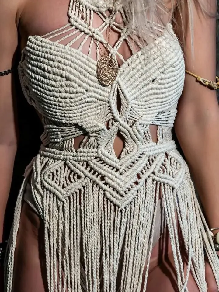 Java Macrame Dress