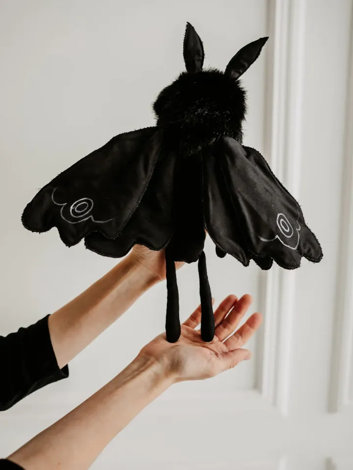 MOTHMAN plush - Interior toy, cryptid art doll