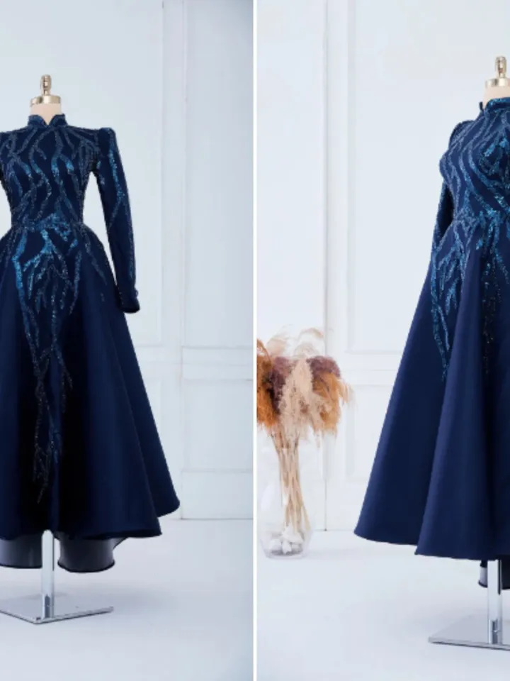 AHUNARE HIJAB - Bridesmaid Dress, Muslim Evening Dress, Nikah, Islamic Wedding, Engagement, Bridesmaid, , Prom Dresses, Long Dress,