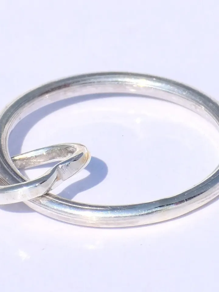 Heart Ring, Love Ring, 925 Sterling Silver Ring, Anniversary Gift, Silver Heart Ring, Silver Dainty Ring, Silver Fidget Ring, Handmade Ring