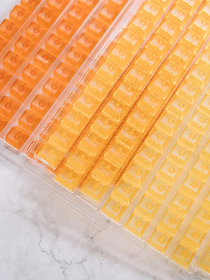 Clear keycaps Backlit keycaps Transparent keycaps 126 key Cherry keycaps ANSI ISO 80 60 65 75 keyboard