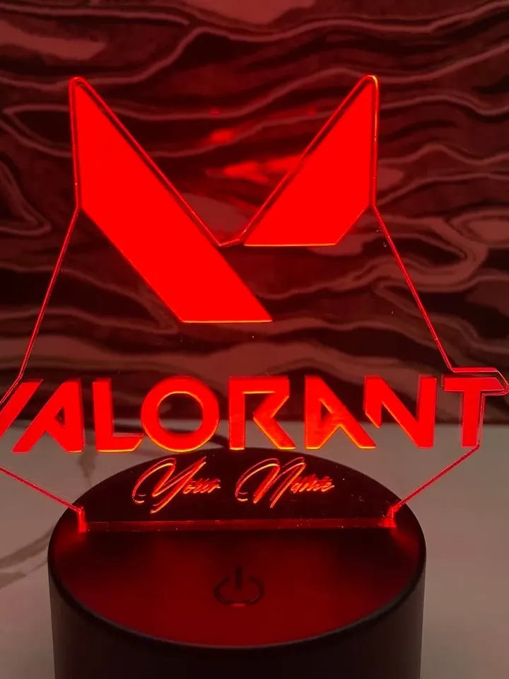 Valorant Custom Gamer Tag Home Decor Sign