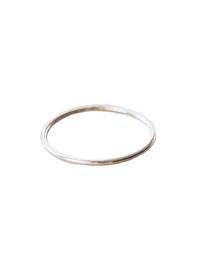 Thin Silver Toe Ring