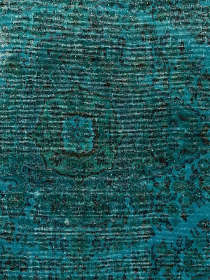 Turkish Rug, Blue Turkish Rug for living room , Home decor, Bohemian Kilim, 5,1 x 8,5  ft