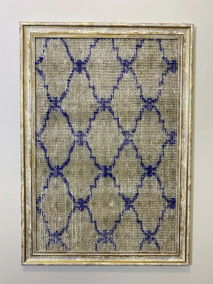 Hand-Woven Vintage Kilim Wall Hangings - Unique Home Decor - 50x70 cm - Boho Chic Woolen Art