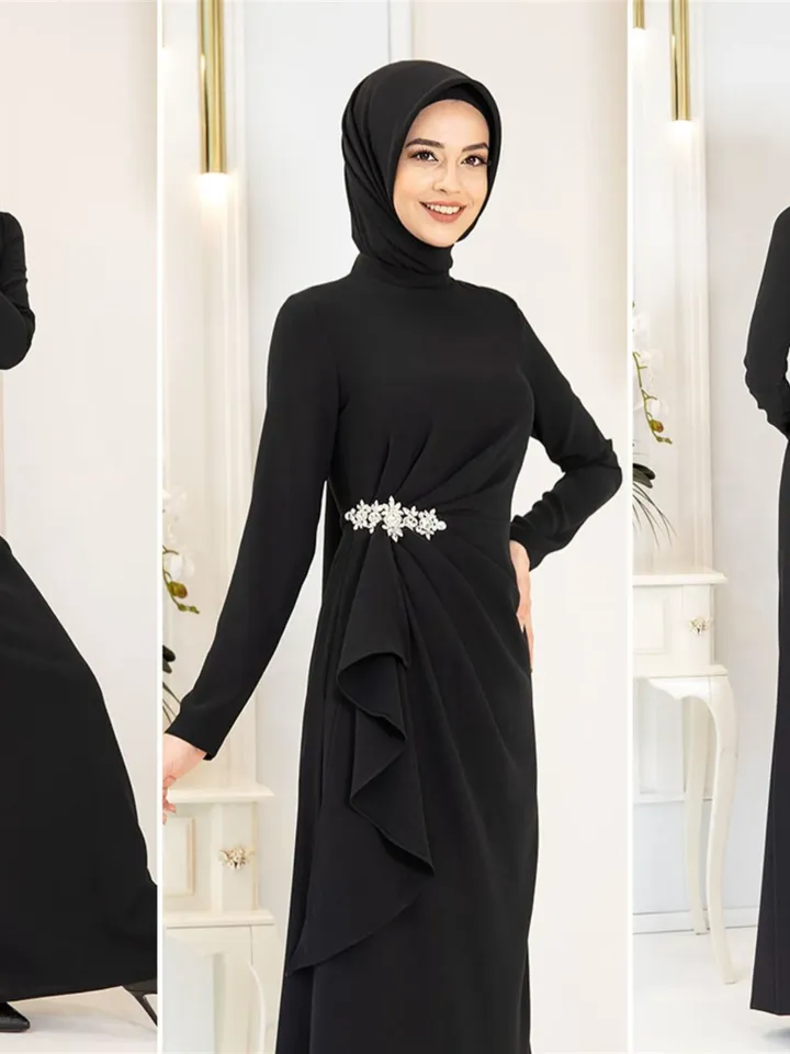AHUNARE HIJAB - Wedding Dress, Muslim Evening Gown, Nikah, Islamic Wedding, Engagement, Bridesmaid