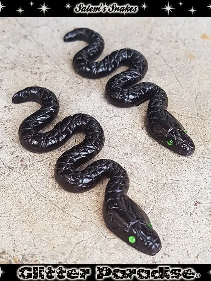 Salem's Snakes - Earrings - Snake Priestess - Black Magic - Wicca - Witchcraft - Salem Witch - Neo-paganism - Witchery - Glitter Paradise®