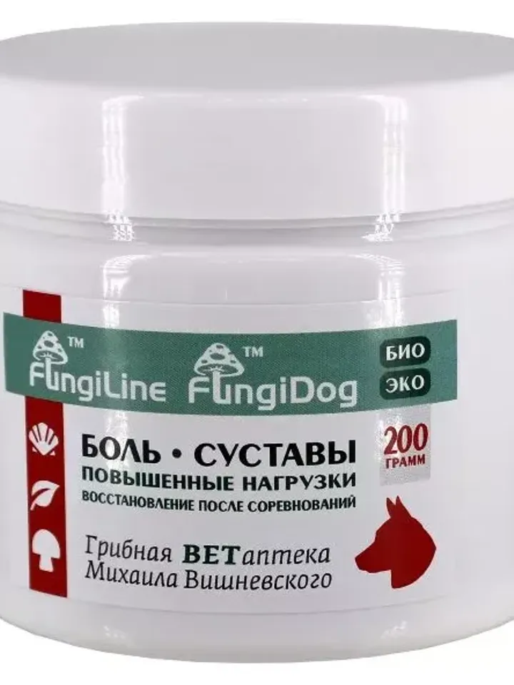 Fungi Dog "Pain joints increased stress recovery after competition" 200 g ( 7.05 oz)