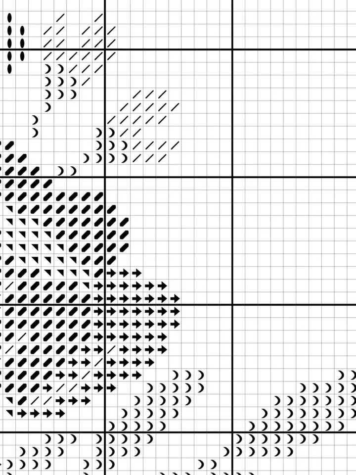 Flower border cross stitch pattern. Floral Wreath cross stitch pattern.