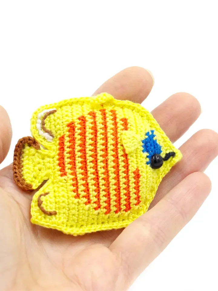Fish magnet kitchen decor, magnetic board accessory, gift for children, fish lover gift kitchen magnet organic toy ocean