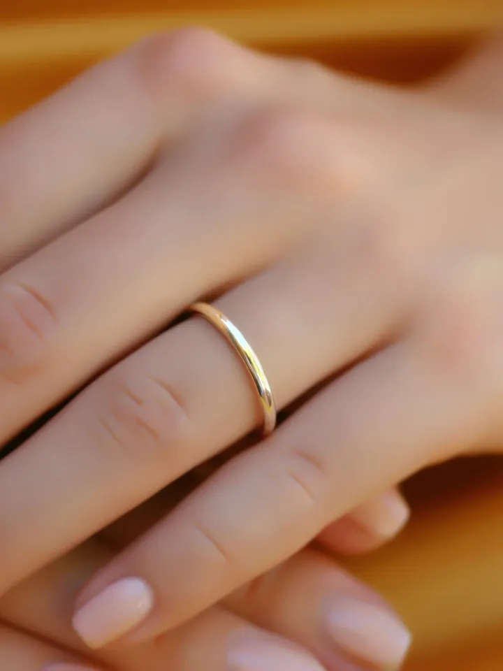 Wedding Band/ 2mm Solid Gold / Dome Design Band / Get It Free Engraved/ 14k Gold Plain Classic Wedding Ring / Unisex / Stacking Ring