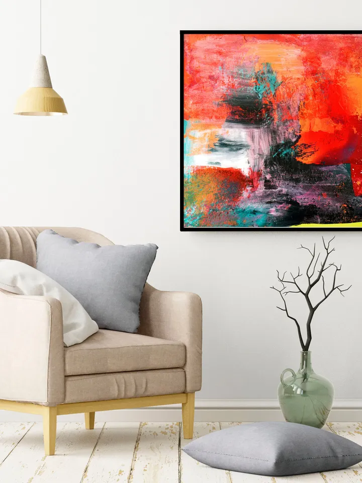 Small painting. Abstract Art. Abstract painting. Original artwork. Art gift. Metacrilato. Modern Art. Minimal  Art. Home Decor