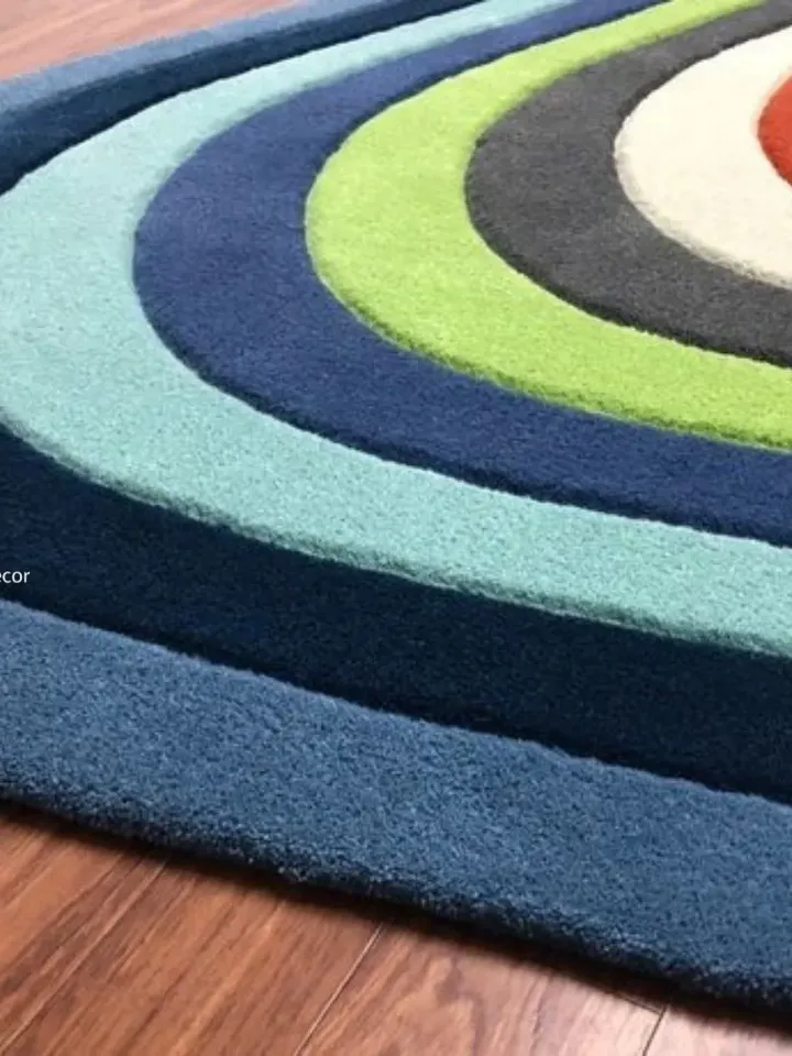 Anthena Hand Tufted 100% Pure Woolen Area Rug For Hall Kitchen Living Room Bed Room Bath Room Dining Room Kids Room Carpet /