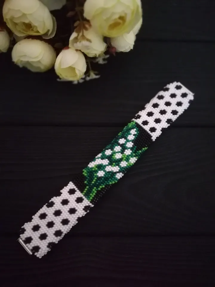 PDF Bead Crochet Pattern , Crochet Pattern for Beaded Bracelet