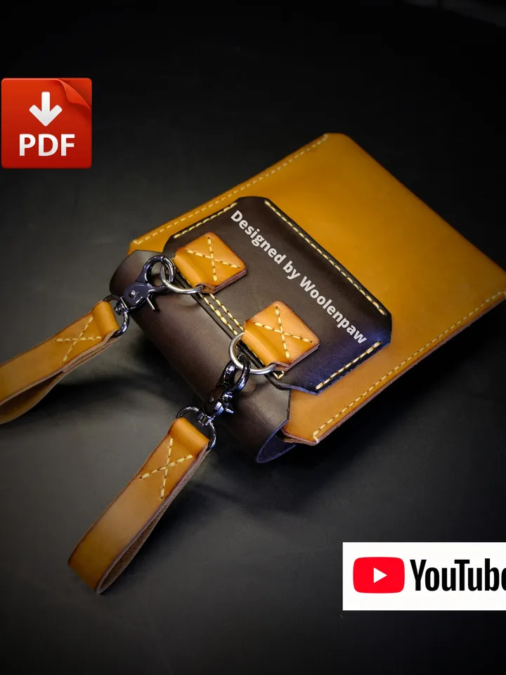 leather pattern bag / belt bag pattern / shoulder bag pattern.BG26