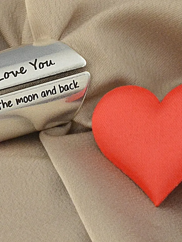 Personalized Thick Band Ring I Love You to the Moon and Back | Custom Engraved Ring | Statement Jewelry Gift for Women / Girlfriend / Wife