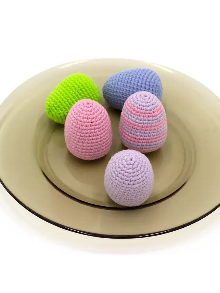 Eggs crochet pattern, crochet Easter decorations, suitable for beginners, digital download