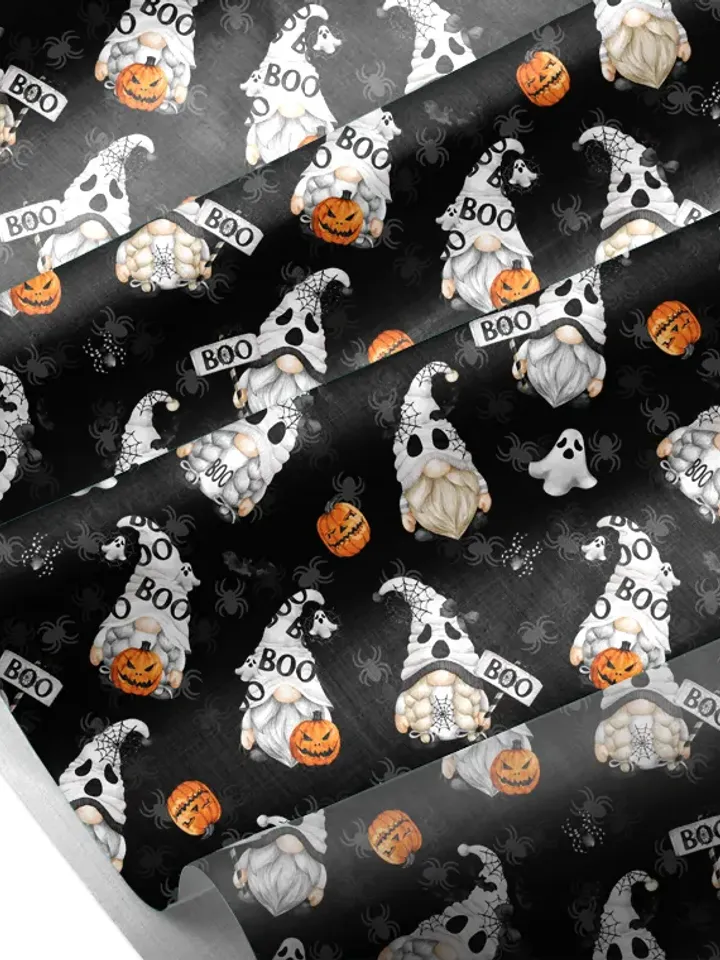 Download Seamless patterns. Ghost gnome. Halloween. Happy holidays. Download Seamless Patterns. OliArtStudioShop