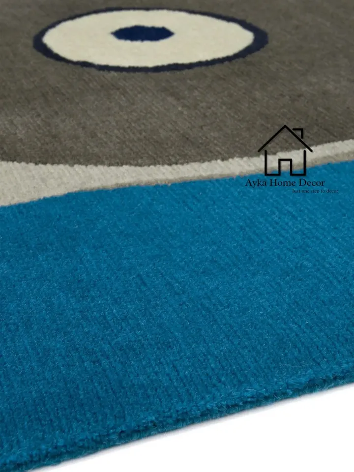 Owl Woolen Area Rug For Hall Kitchen Living Room Bed Room Handmade Dining Room Kids Room Carpet / Kids Rugs / Customized Available