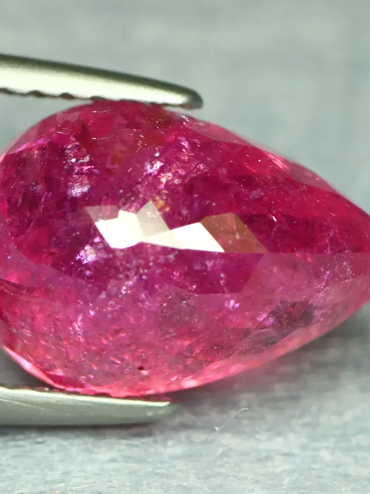 5.12 CT Fantastic Pomegranate Reddish Pink Copper 100% Natural Paraiba Tourmaline