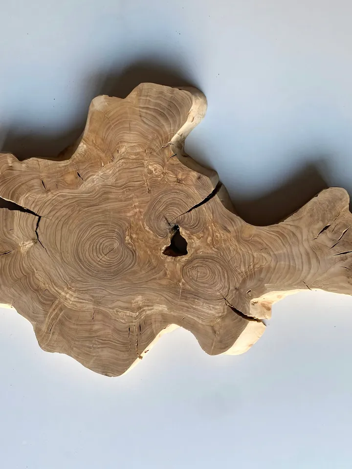 Live Edge Olive Wood Slab, 23"x13"x1.6" Raw Edge Wood, Epoxy Resin Wood, Tree Slice, Live Edge Slabs