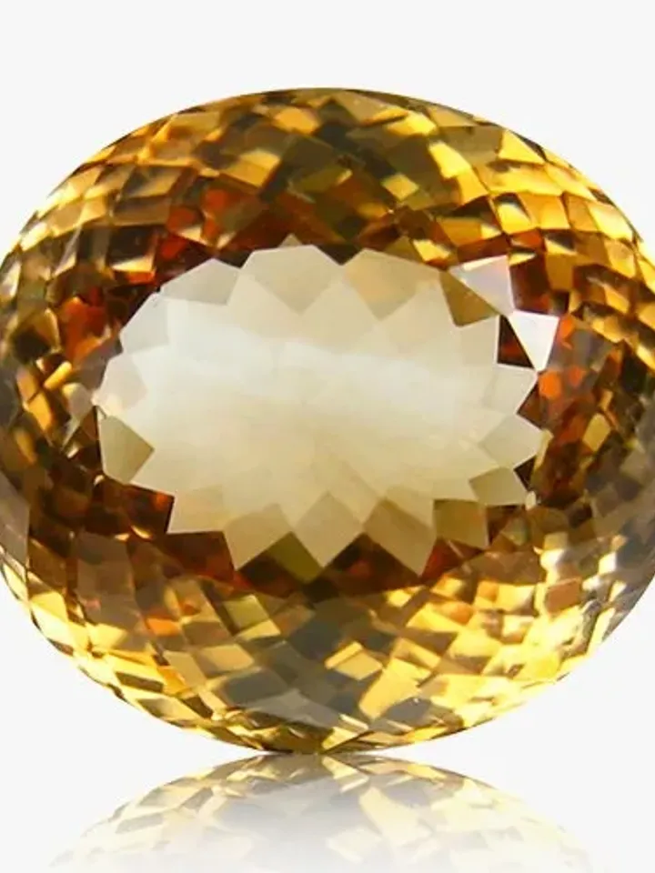 18.61 Ct Amazing Rare Master Cut 100% Natural Imperial Color Champagne Topaz