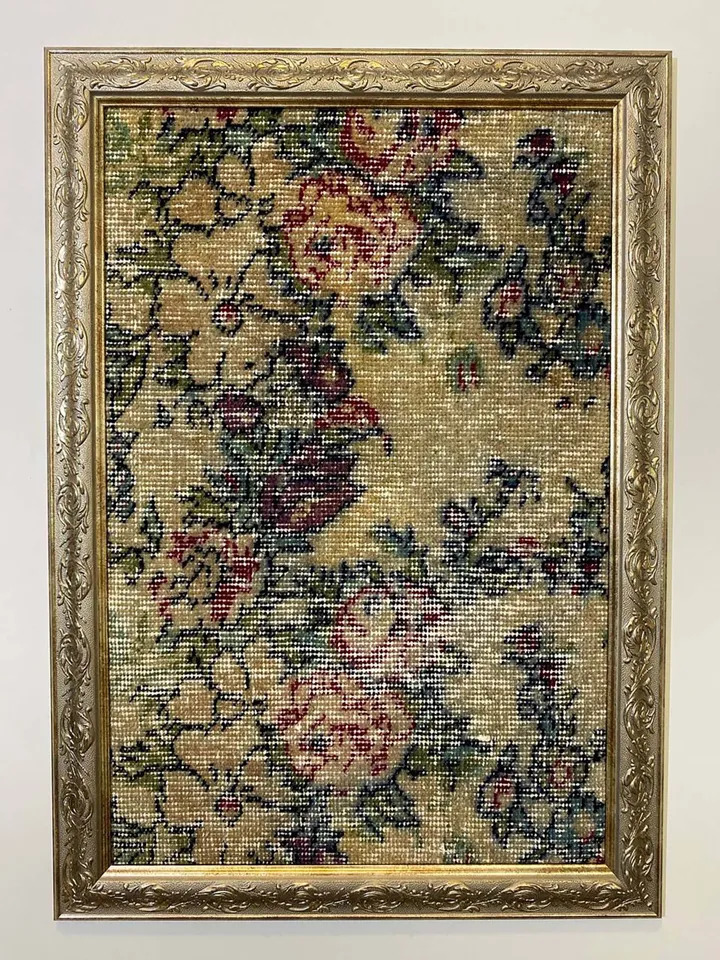 Hand-Woven Vintage Kilim Wall Hangings - Unique Home Decor - 50x70 cm - Boho Chic Woolen Art