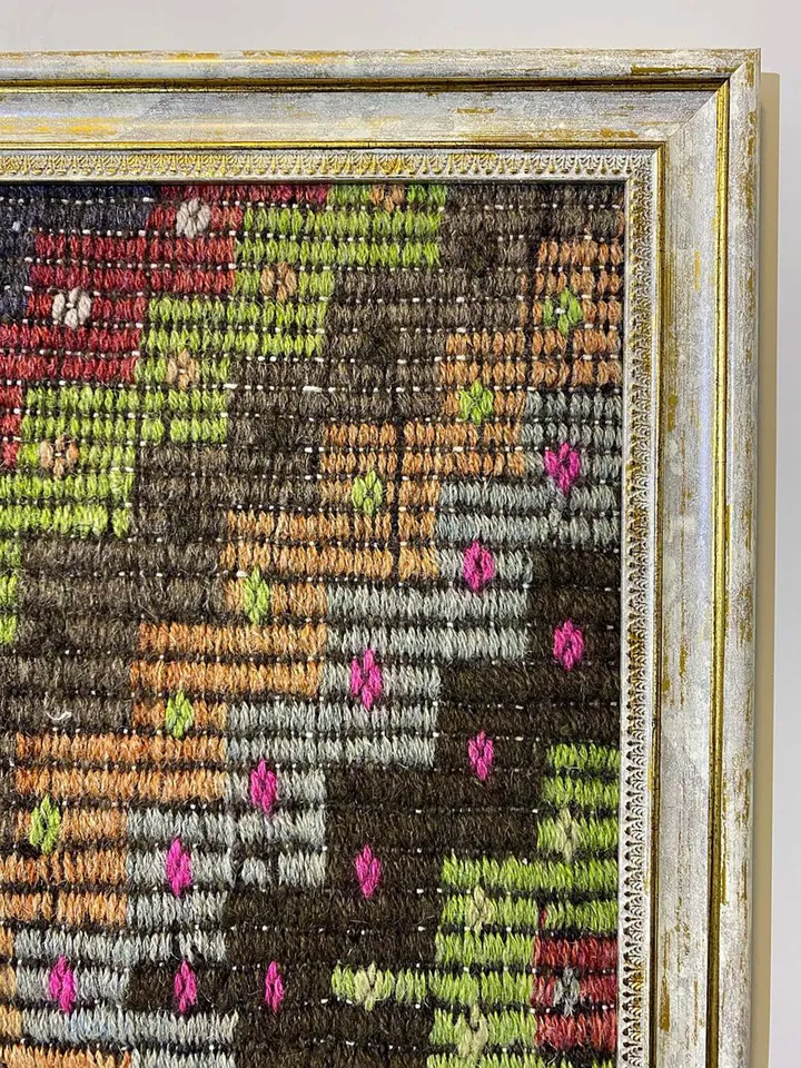 Hand-Woven Vintage Kilim Wall Hangings - Unique Home Decor - 50x70 cm - Boho Chic Woolen Art