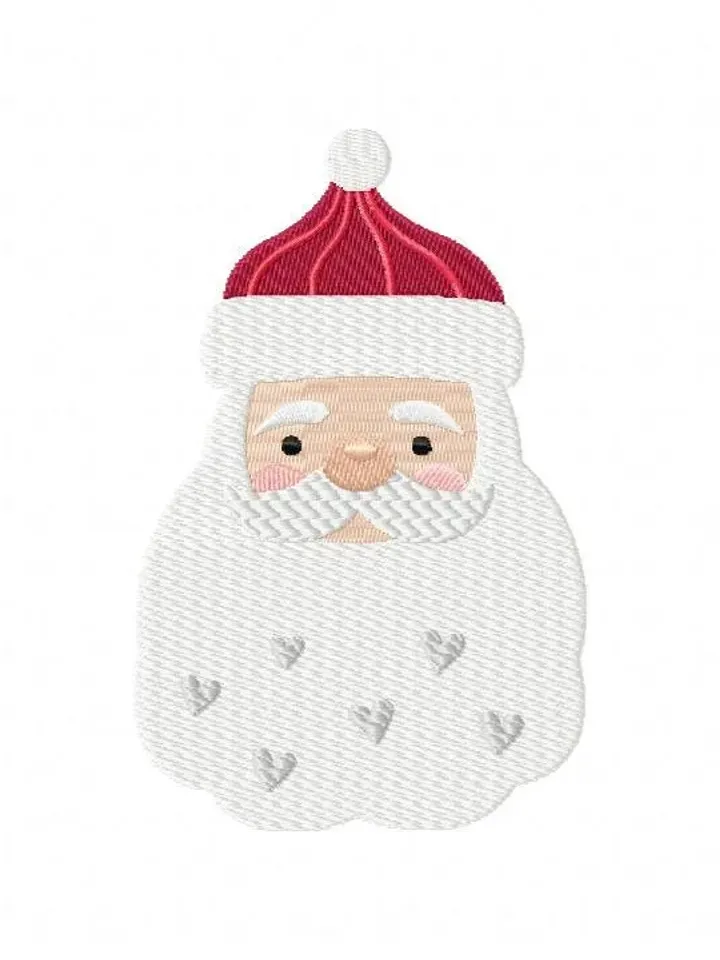50% off,Santa Claus AppliqueDesign- Christmas Applique Embrodery Design For Children- Santa Face Machine Design-7 Size Degital Design