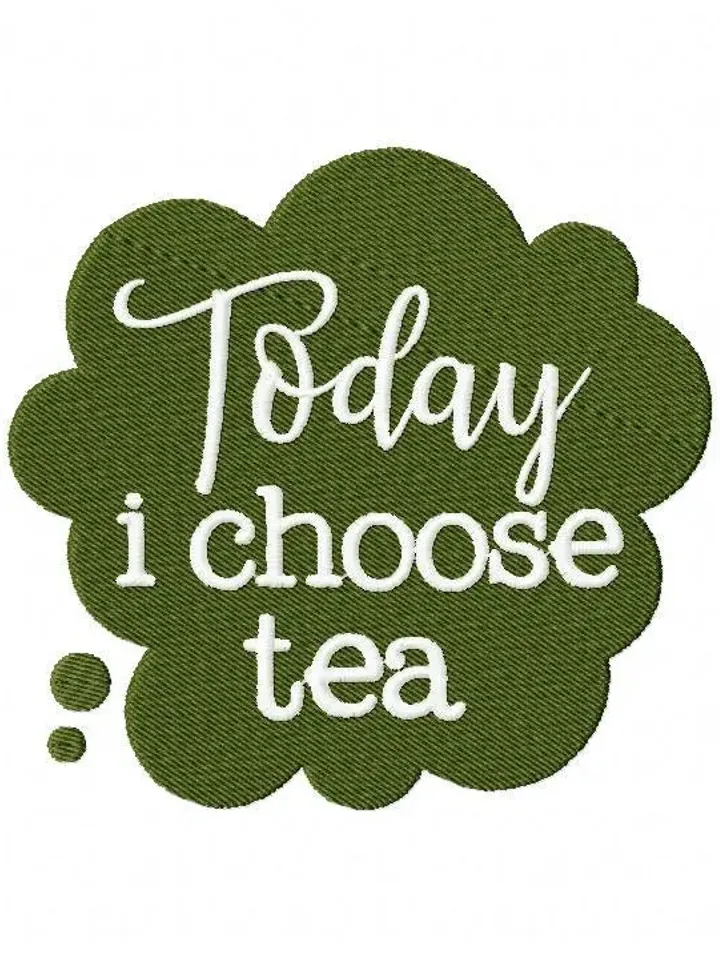 5 Tea Time Quotes Embroidery Design Pack 4,7 sizes,Chop it, Match Instant Download,Digital Machine,Holiday Applique Design,Gnomes Embroidery