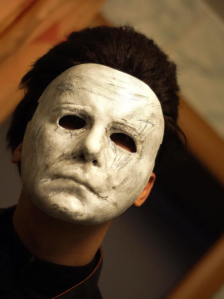 Hand made Michael Myers mask The Shape Dead By Daylight Maniac Plastic Halloween 2018 Halloween movie Halloween michael
