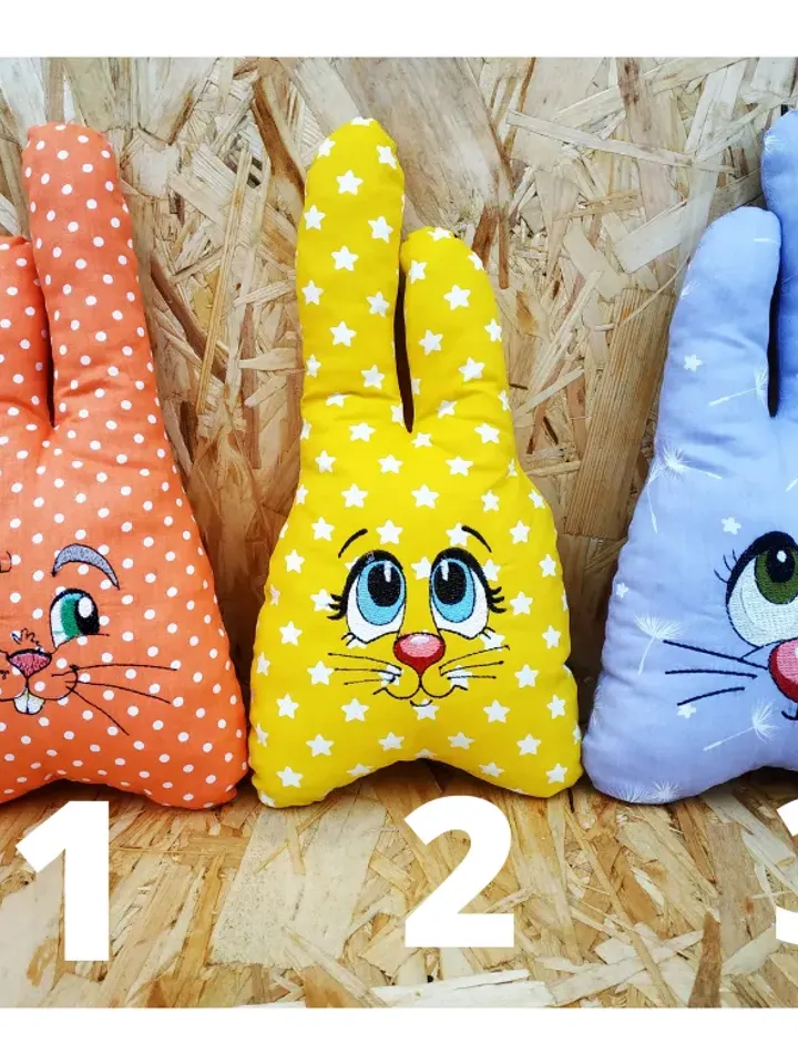 Funny easter bunny, happy easter bunny gift for kids, personalized easter bunny, easter basket ideas, cute easter rabbit