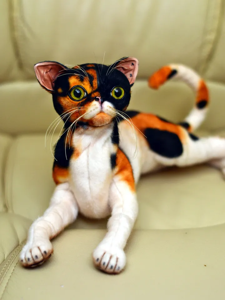 Cat sewing pattern, Pattern stuffed animal, Pattern PDF-Teddy , Teddy The Cat , Animal Pattern, Plush Cat, Cat Pattern,