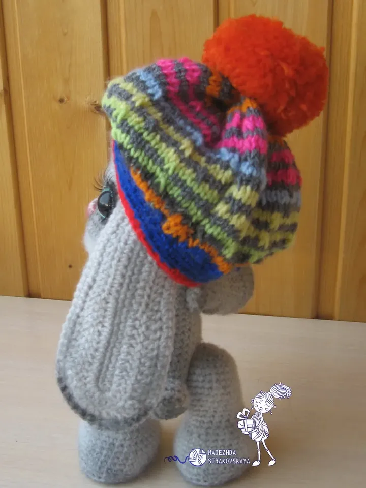 Crochet pattern Set 4 in 1: Bunny Roseatte (crochet and knitting), Bunny Sunny, Bunny In Beret and Bunny in Blue