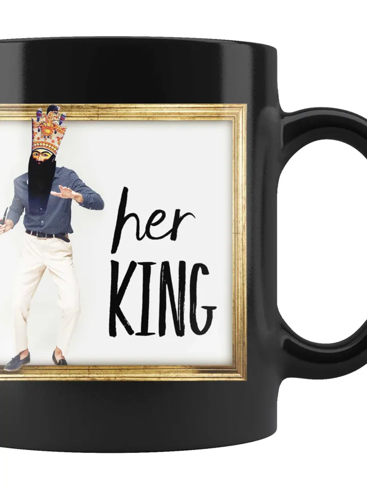 Persian King & Queen Mug Set - Combo Mugs  - Iranian | Persian | Farsi Poetry | Gift ideas | Friends or That Special Someone | Made in USA