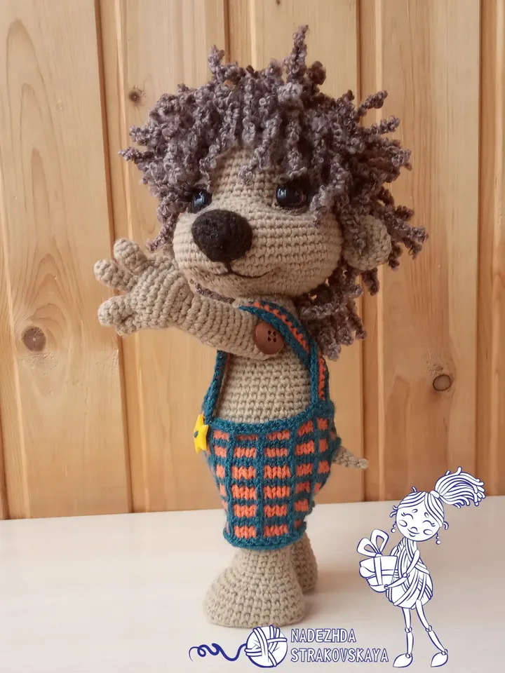 Hedgehog Fedor adorable crochet and knitting pattern*