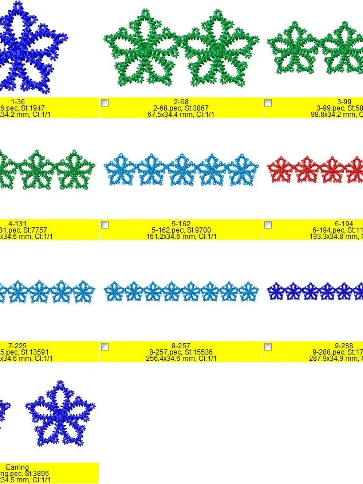 Machine embroidery designs. tatting embroidery design frivolite Necklace and earrings Design. FSL Embroidery Embroidery Instant Download.