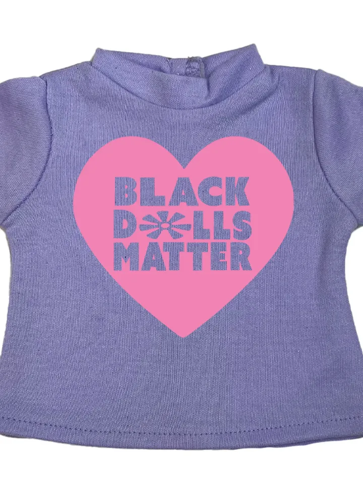 Black Dolls Matter® 18 Inch Doll Tee Shirt