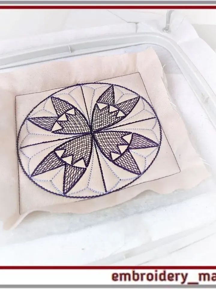22 Quilt Block Machine Embroidery Designs - 6 Sizes