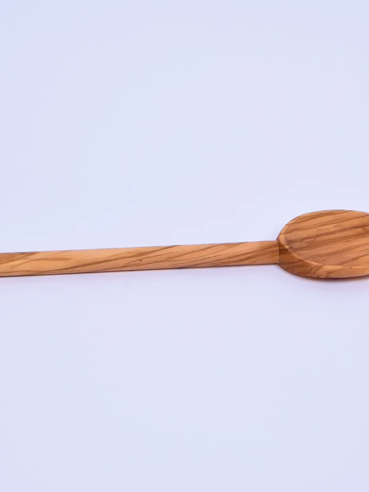 Wooden Spoon long 9.84" - Multipurpose Spoon - Olive Wood - AKwood - Handmade Gifts / Bridal Shower / Made in Albania - Best quality!
