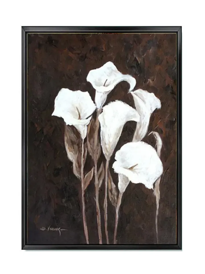 Lily  Print on Canvas , Floating Frame Option, Modern Wall Art, Extra Large Canvas Wall Art