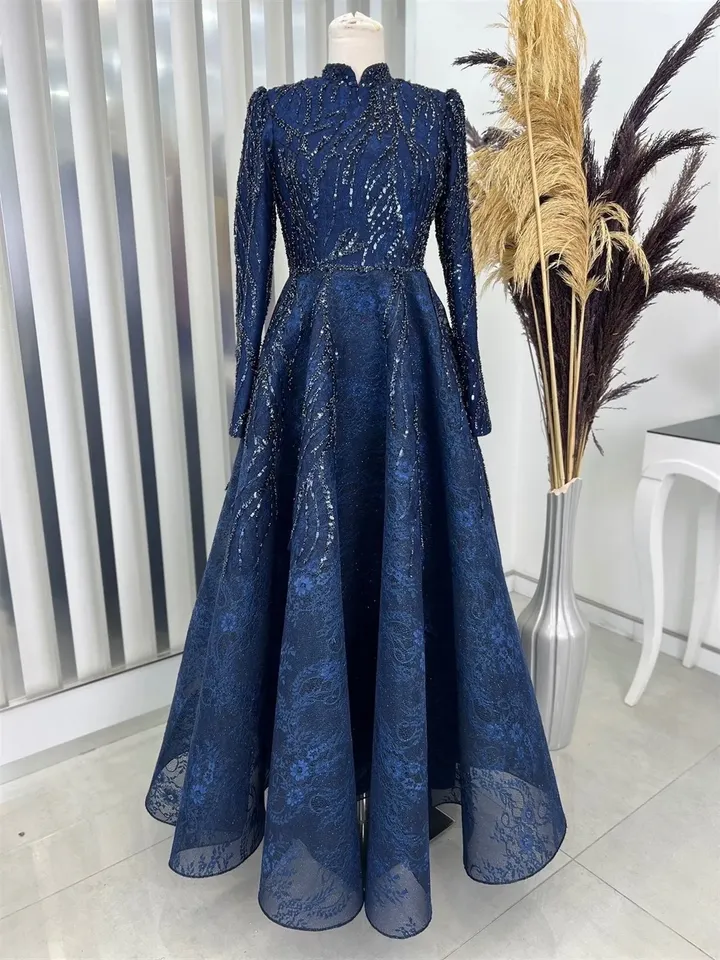 AHUNARE HIJAB - Wedding Dress, Muslim Evening Gown, Nikah, Islamic Wedding, Engagement, Bridesmaid