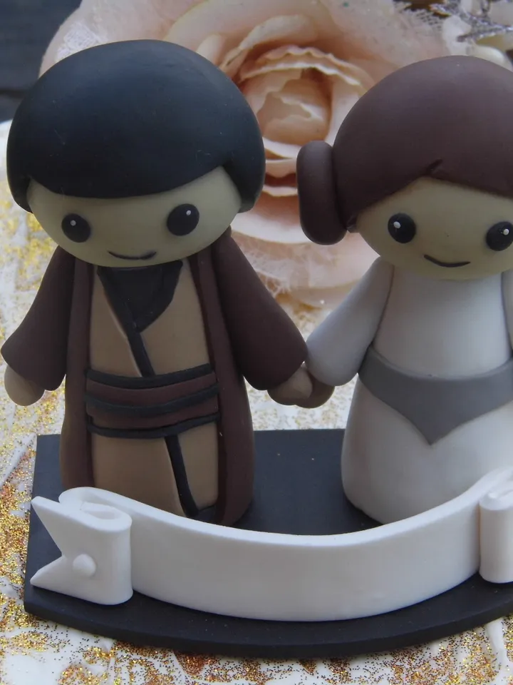Movie Character Wedding Gift For Couple, Unique Wedding Gift From Bride to Groom, Movie Character Figurines, Funny Wedding Anniversary Gift