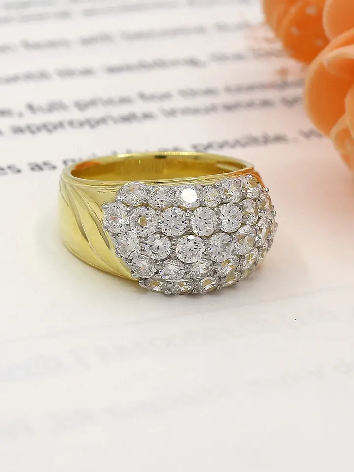 CZ Ring, 925 Sterling Silver Ring, Engagement Ring, Cluster Ring, Cocktail Ring, Gift For Him/Her, Thick Band Ring, Everyday Wear