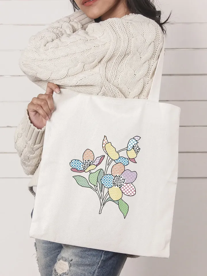 Hellebore Blackwork Embroidery Pattern PDF, Modern Backstitch Pattern PDF Blackwork Embroidery Chart, Downloadable PDF Embroidery Pattern