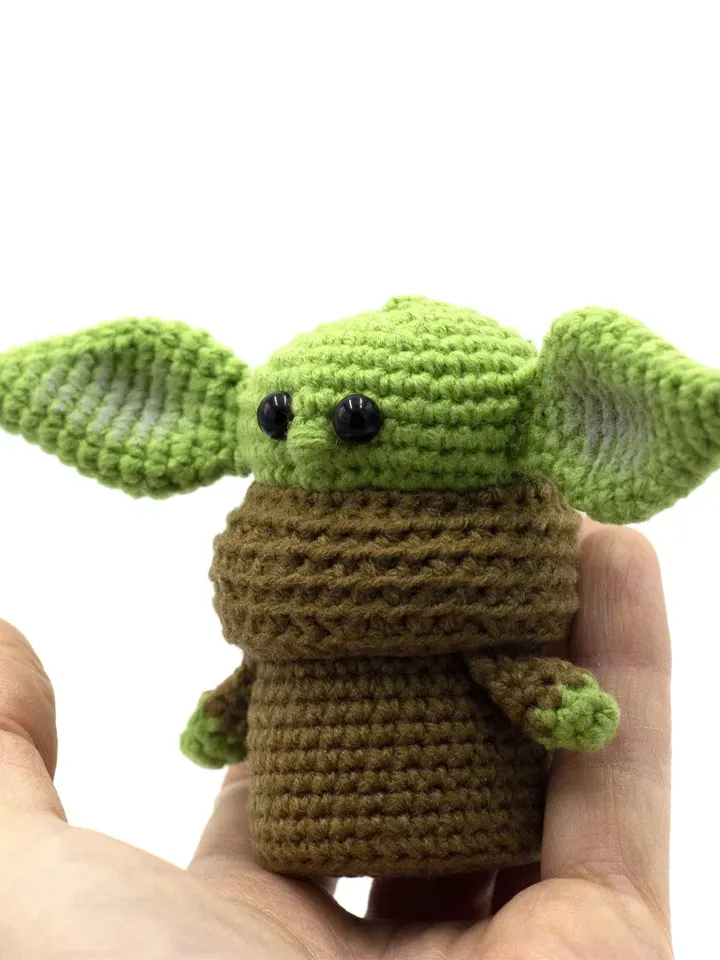 Crochet pattern baby Alien, crochet amigurumi, instant download pdf file green goblin alien toy, Crochet pattern pdf